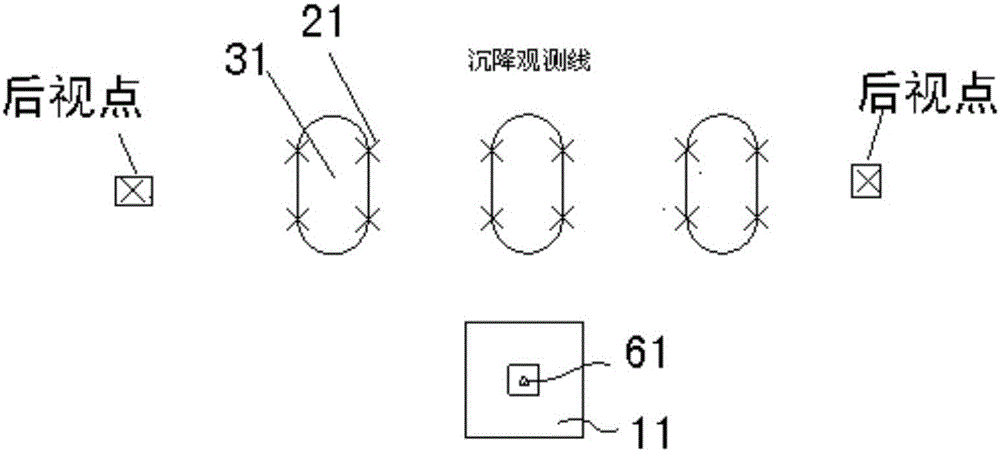 Monitoring method for bridge deformation in shield construction and system employed by method