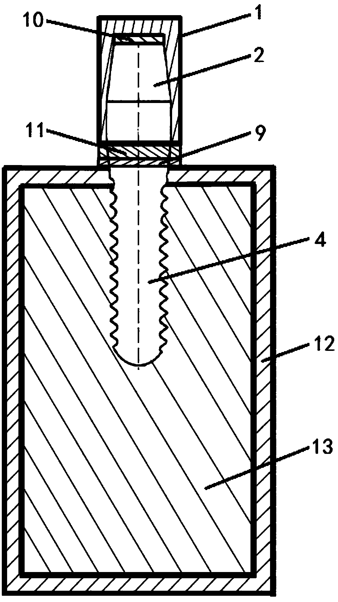 Dental implant provided with multiple sections of threads