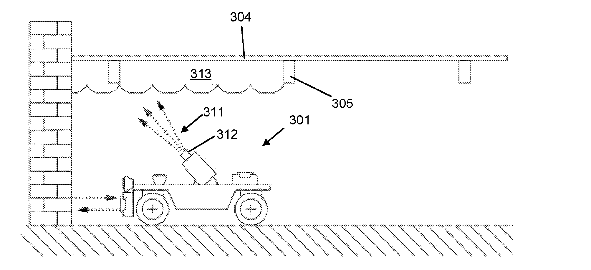 Method of Covering a Surface of a Building and Robot Therefor