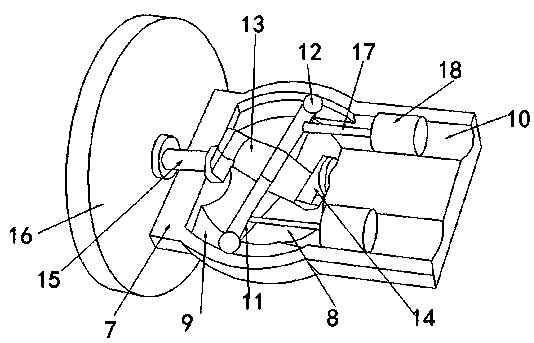 Massage device convenient in leg rehabilitation