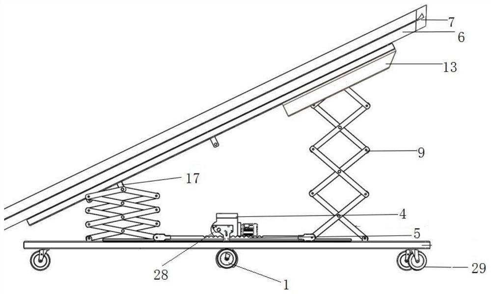 Automatic light following cultivation device and control method thereof