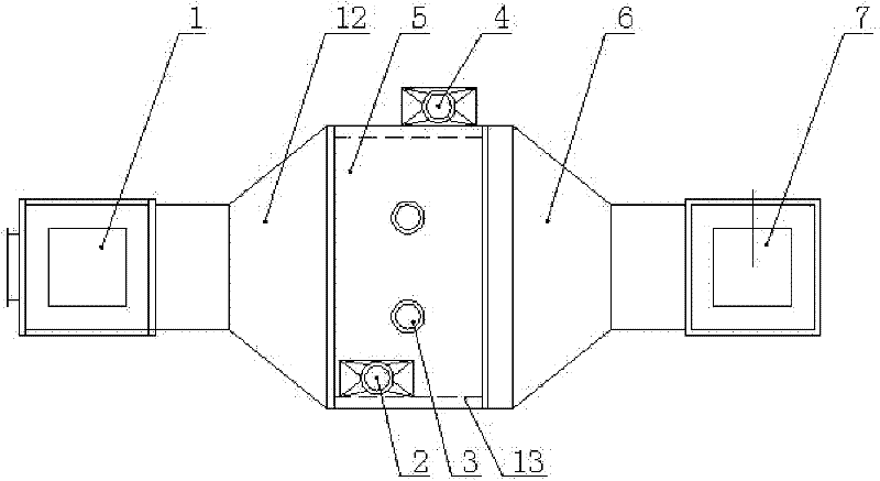 High-efficiency energy-saving absorption device of industrial volatilizable organic pollutant