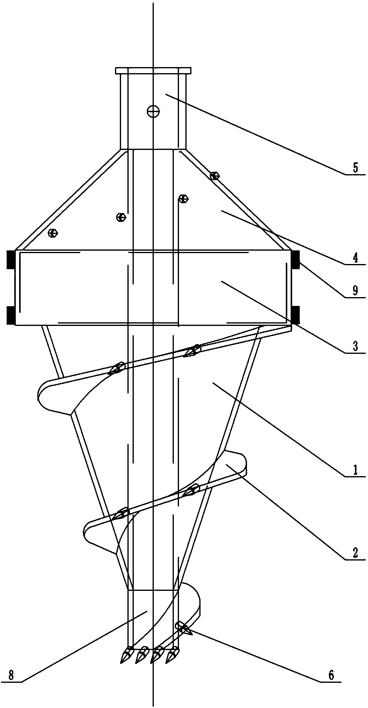 Rotary excavating drilling machine squeezing hole-forming construction technique