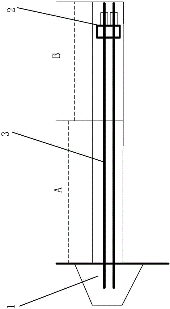 Novel prestressed anchor cable outer anchor head multiple protection device and fixing method thereof