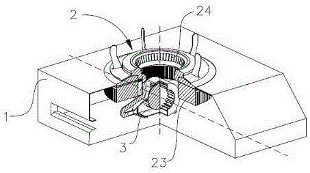 Cooking range with air supply driven through thermal gradient power self-generation