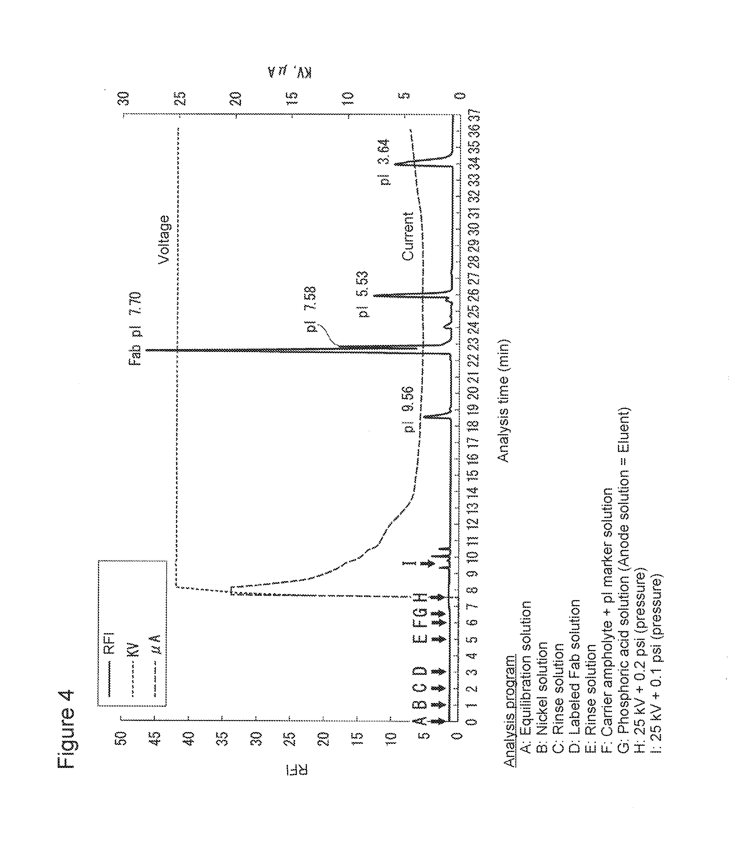 Capillary device for separation and analysis, microfluidic chip for separation and analysis, analysis method for proteins or peptides, electrophoresis instrument, and microfluidic chip electrophoresis instrument for separation and analysis