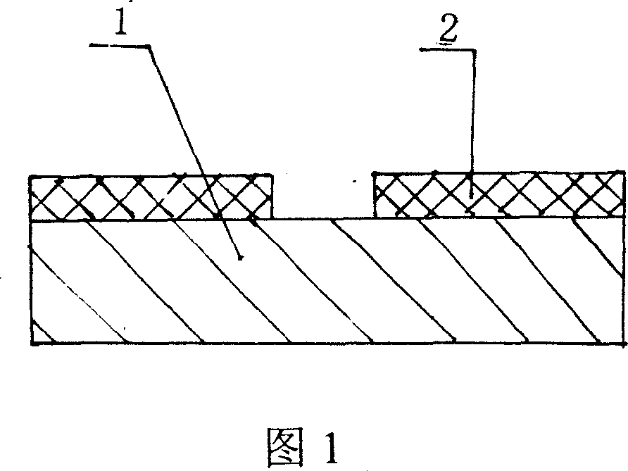 Pt/Ti metal membrane patterning technique