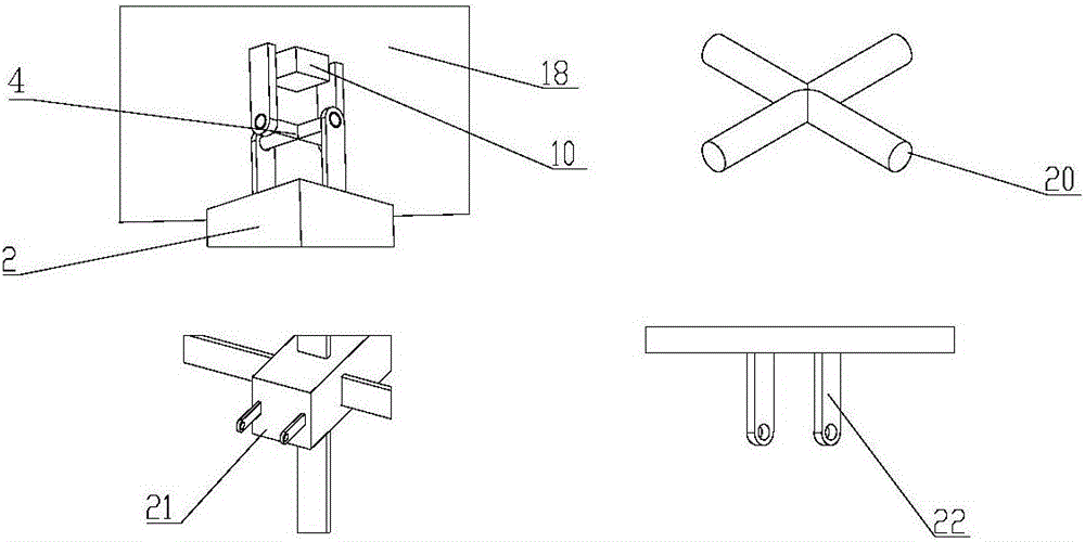 Automatic-leveled bearing worktable for ship