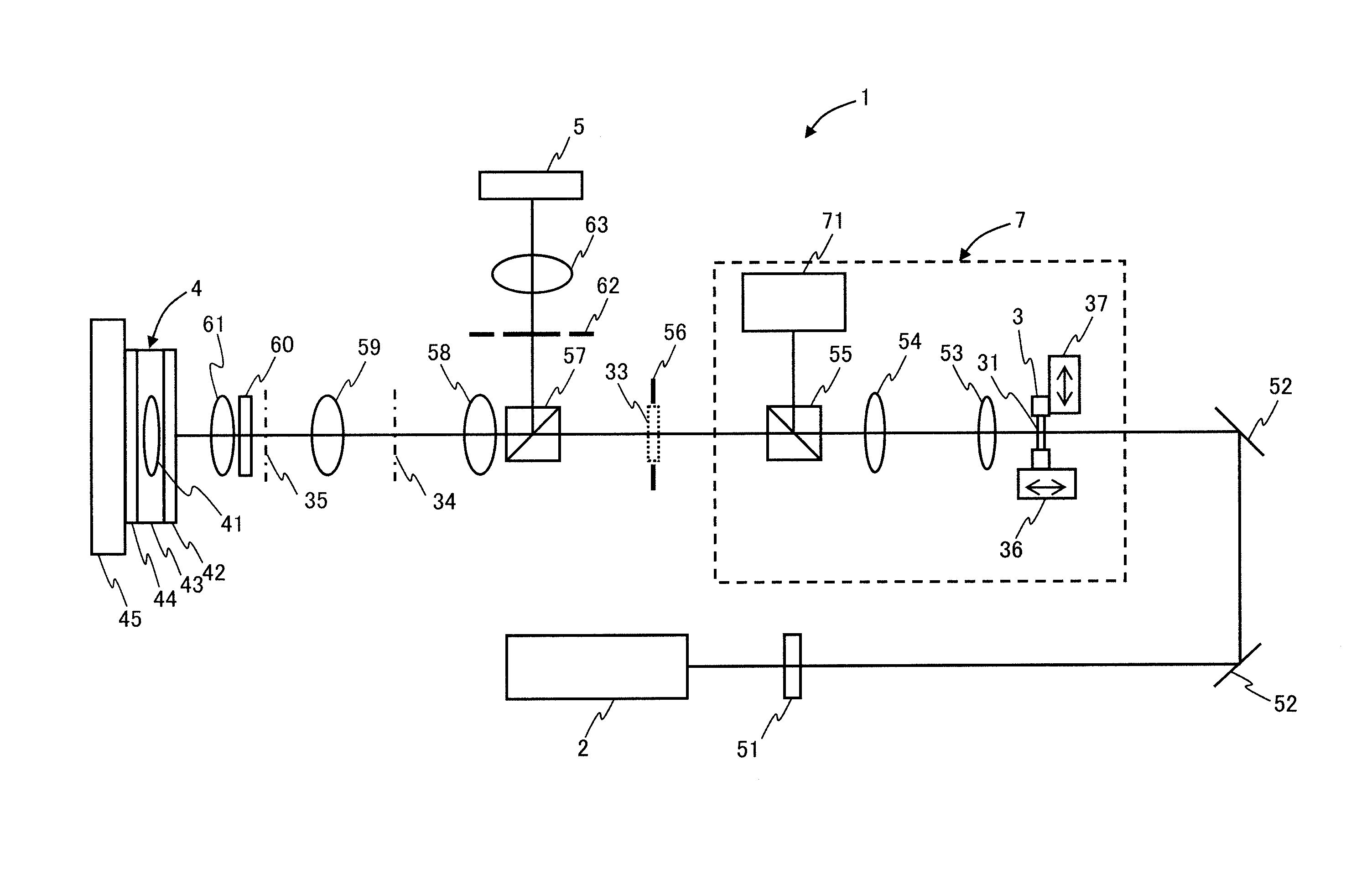 Phase object identification device and method