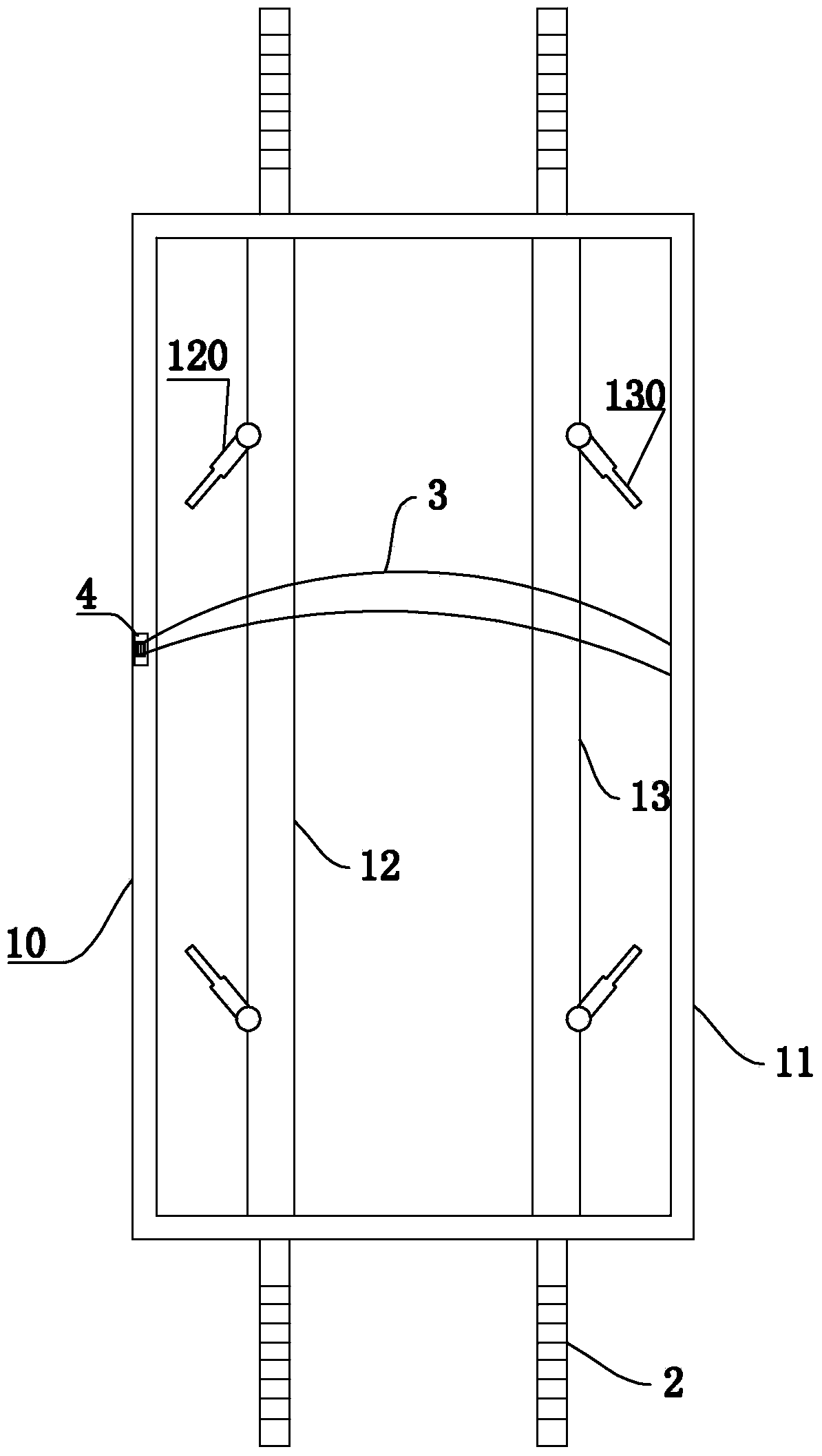 Stretcher for department of cardiology