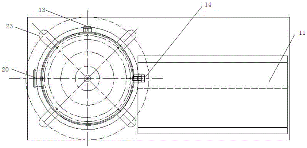 Film mulching aerobic composting reactor test apparatus