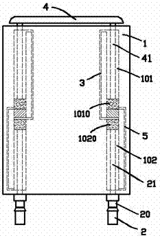 Waterproof lightweight type pulling rod case