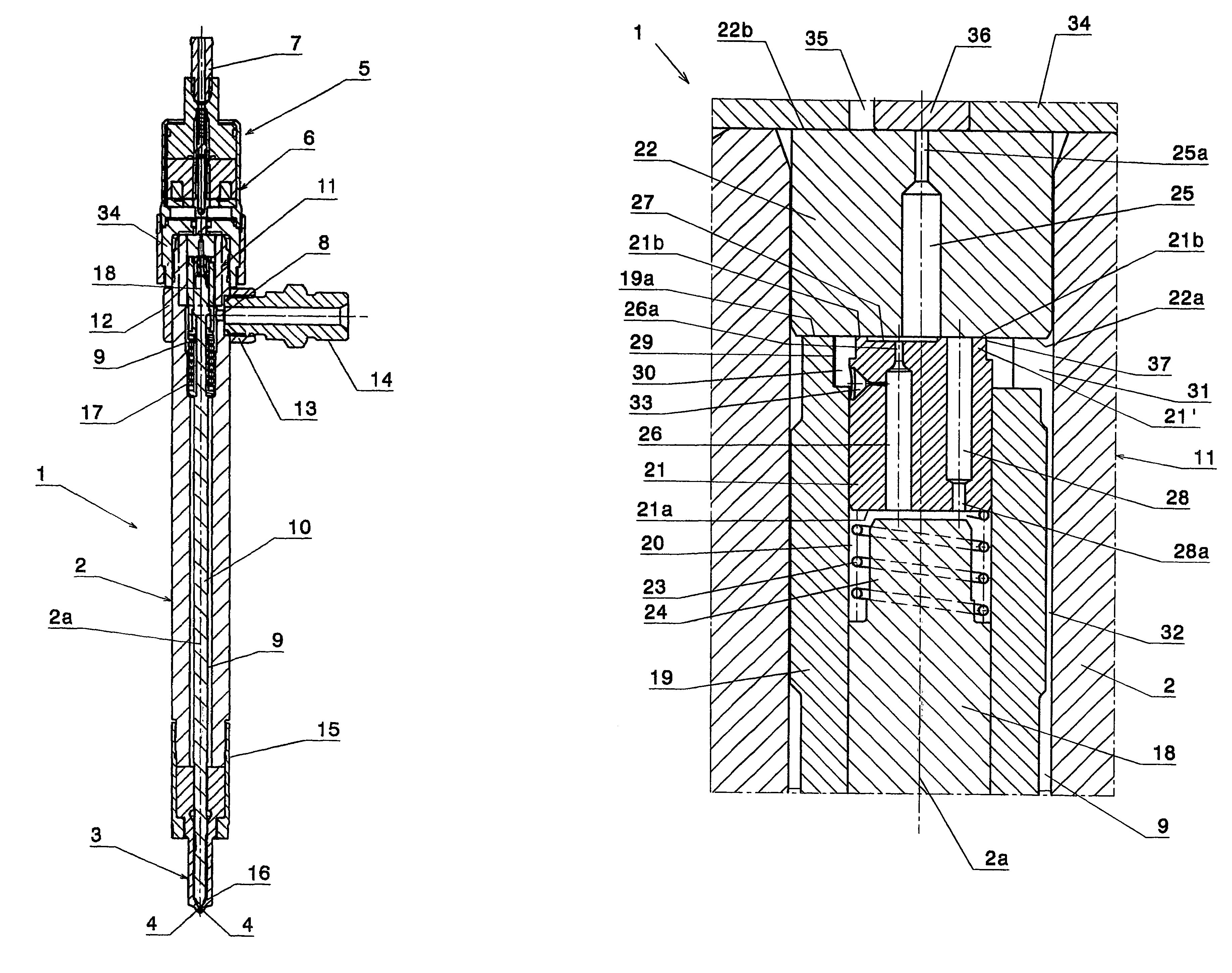 Fuel injection valve for internal combustion engines