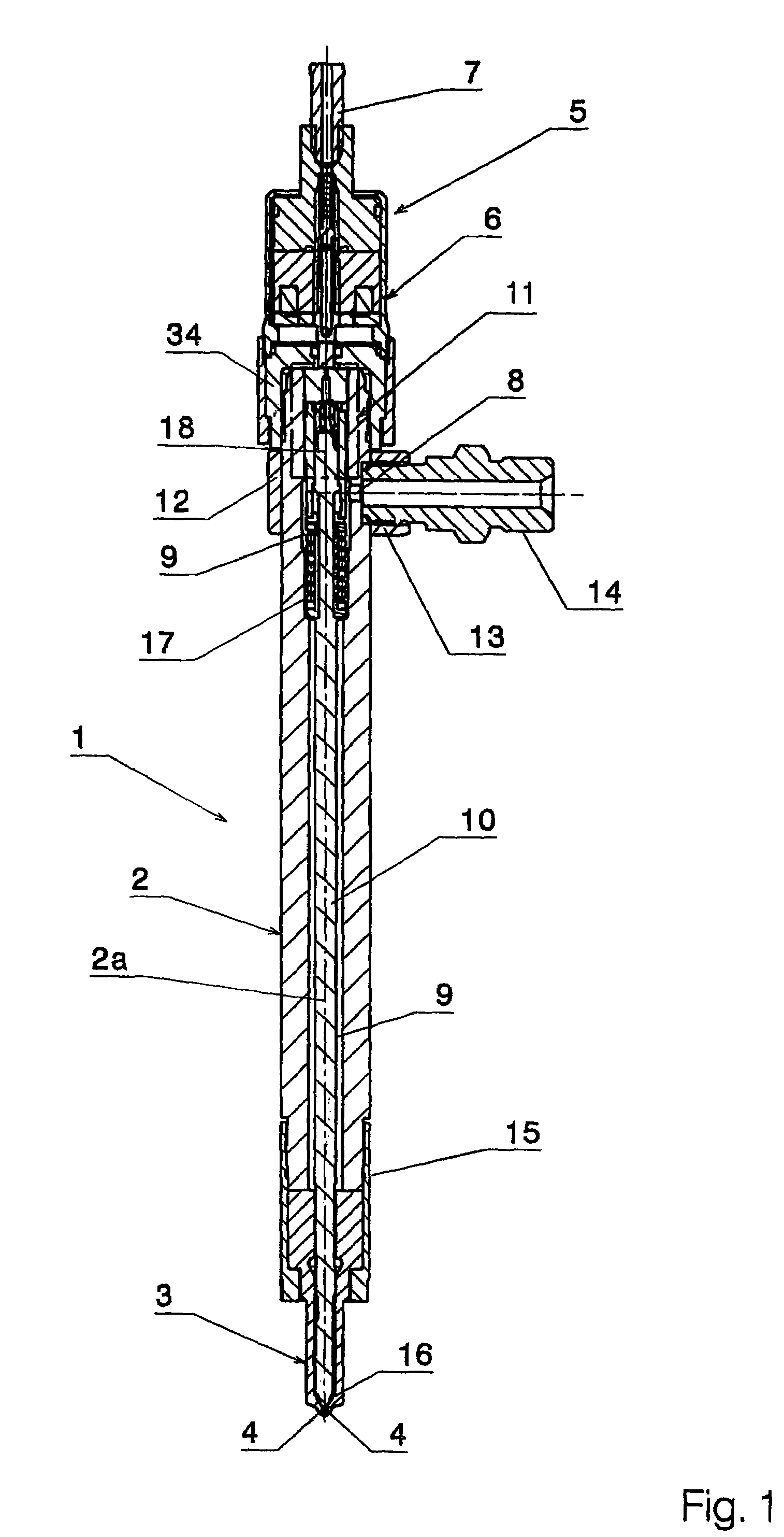 Fuel injection valve for internal combustion engines