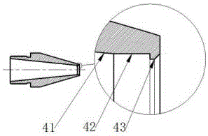 Strong shear type central jet cavitation generator