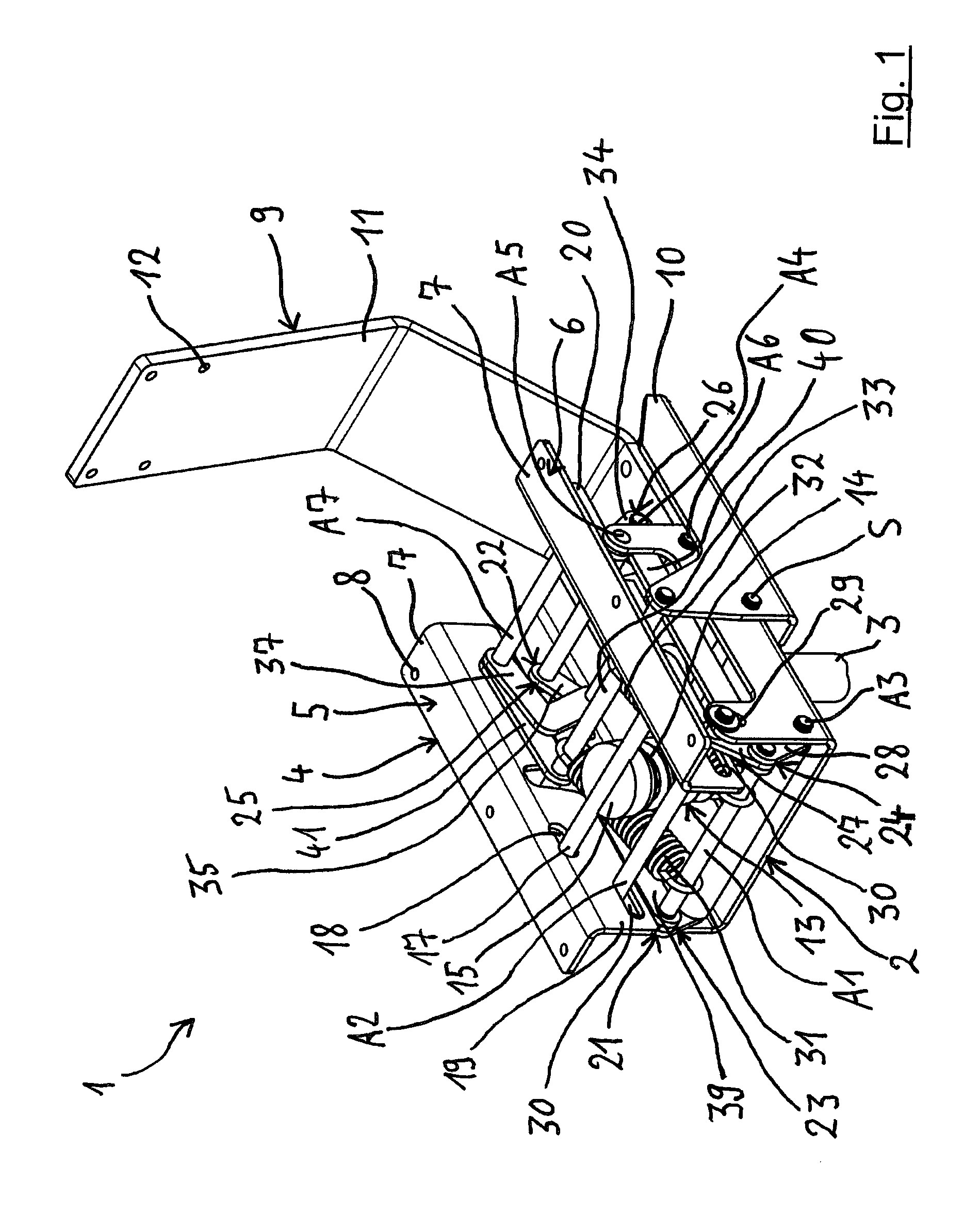 Synchronous mechanism for a chair