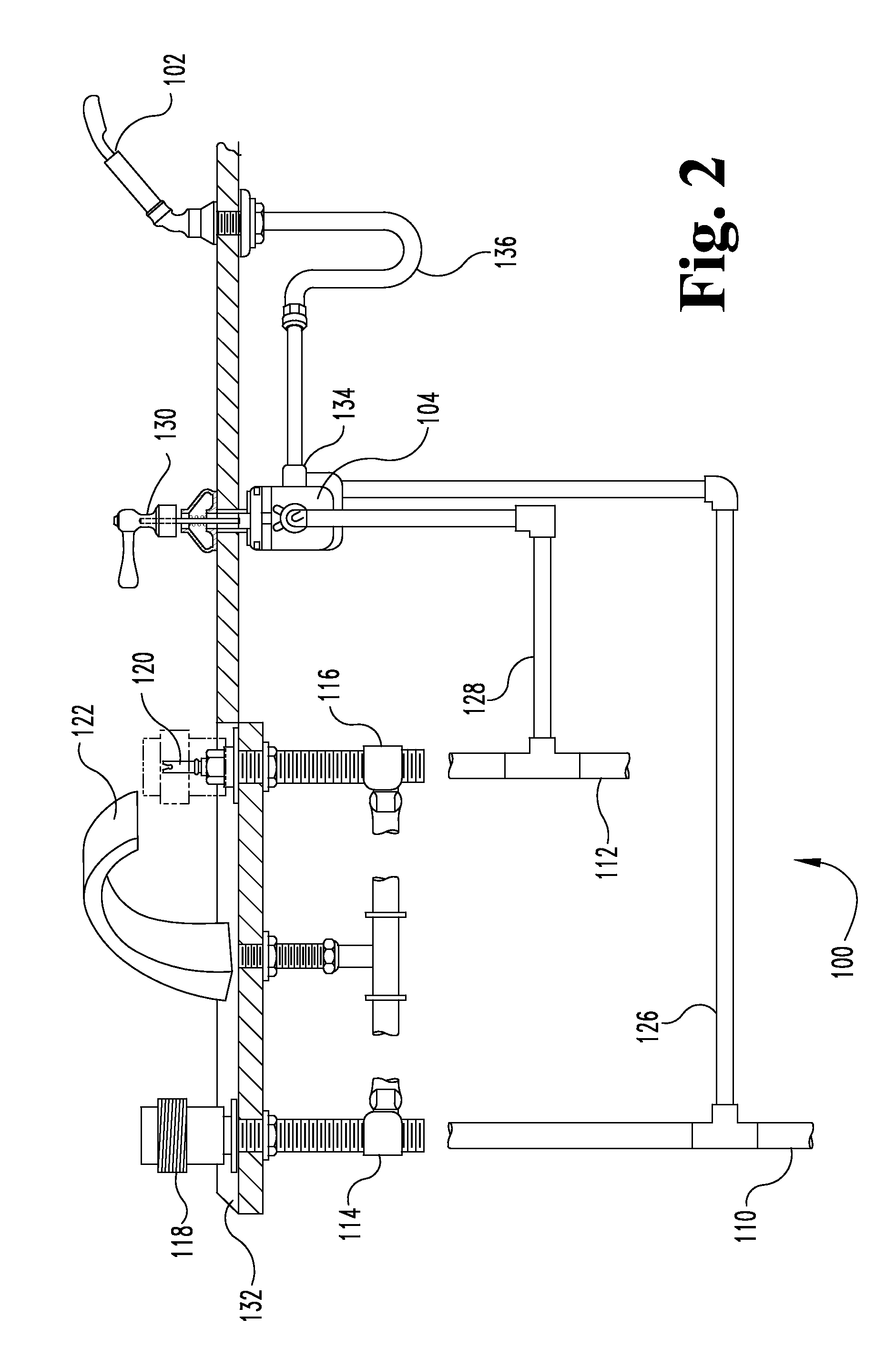 Pressure and temperature balancing valve system for a roman rub