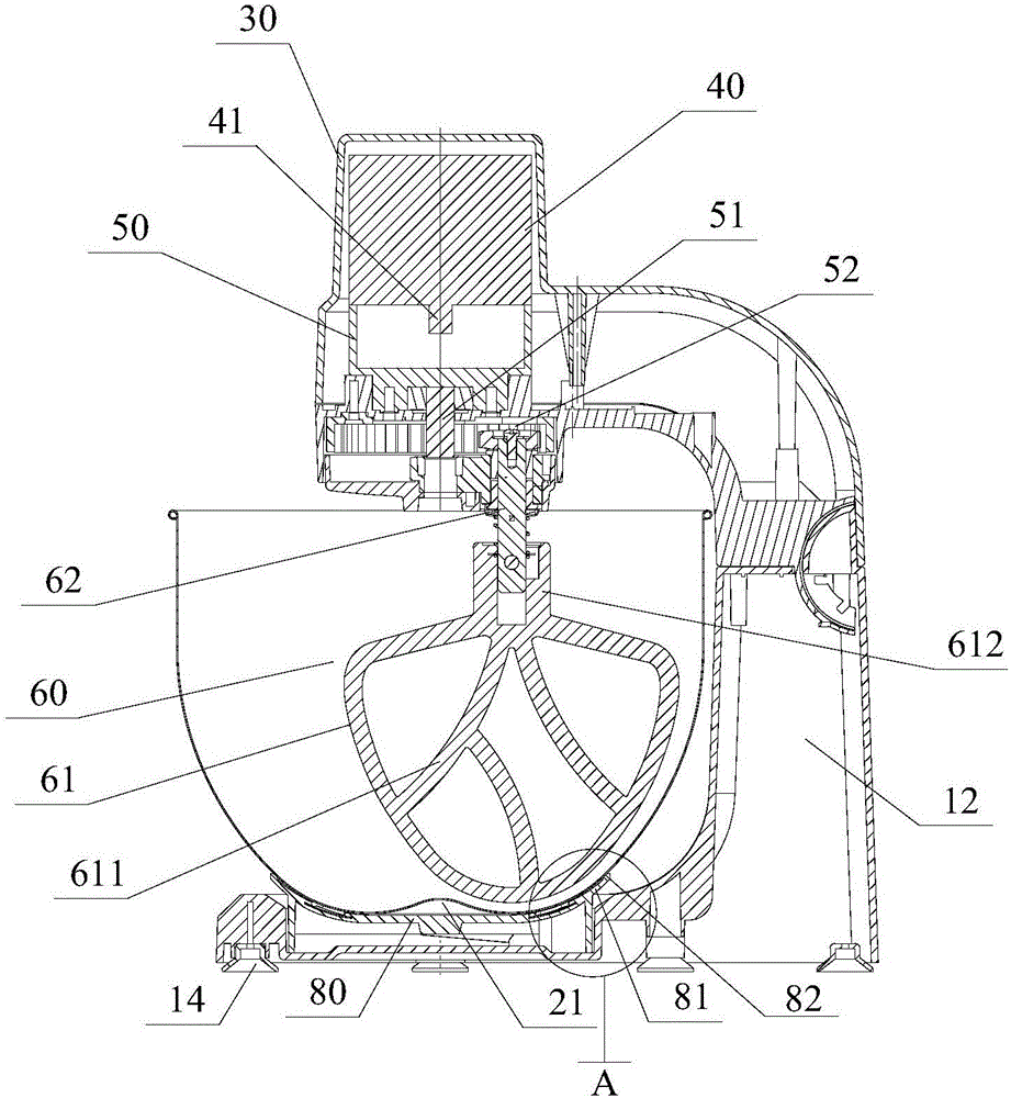 Vertical agitator