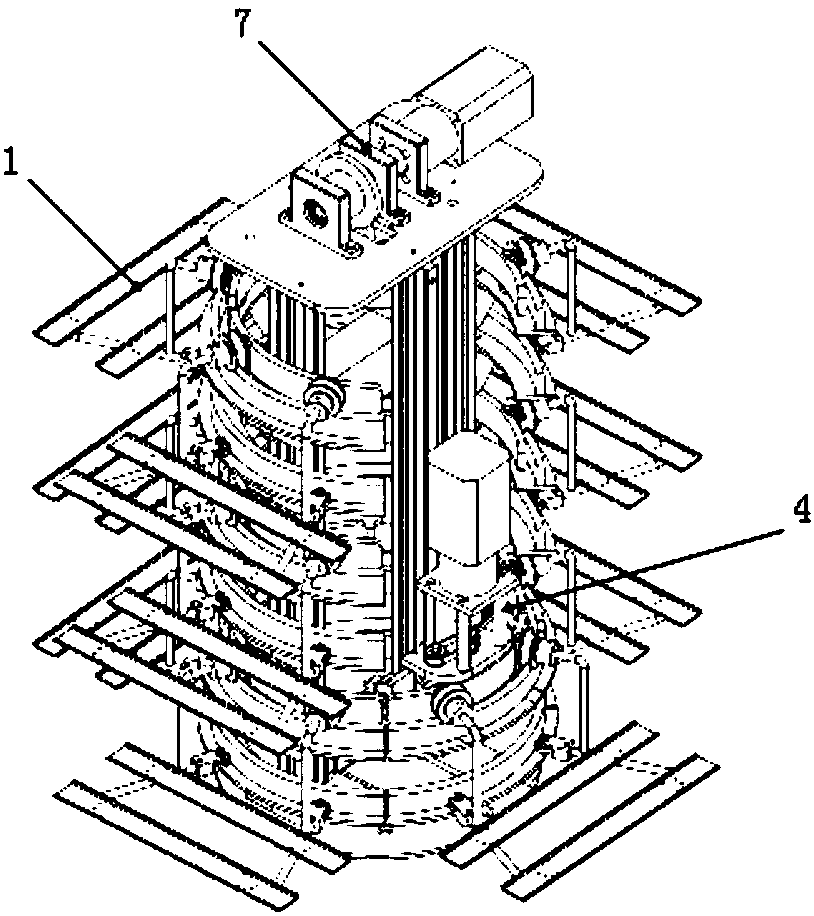 Three-dimensional parking garage