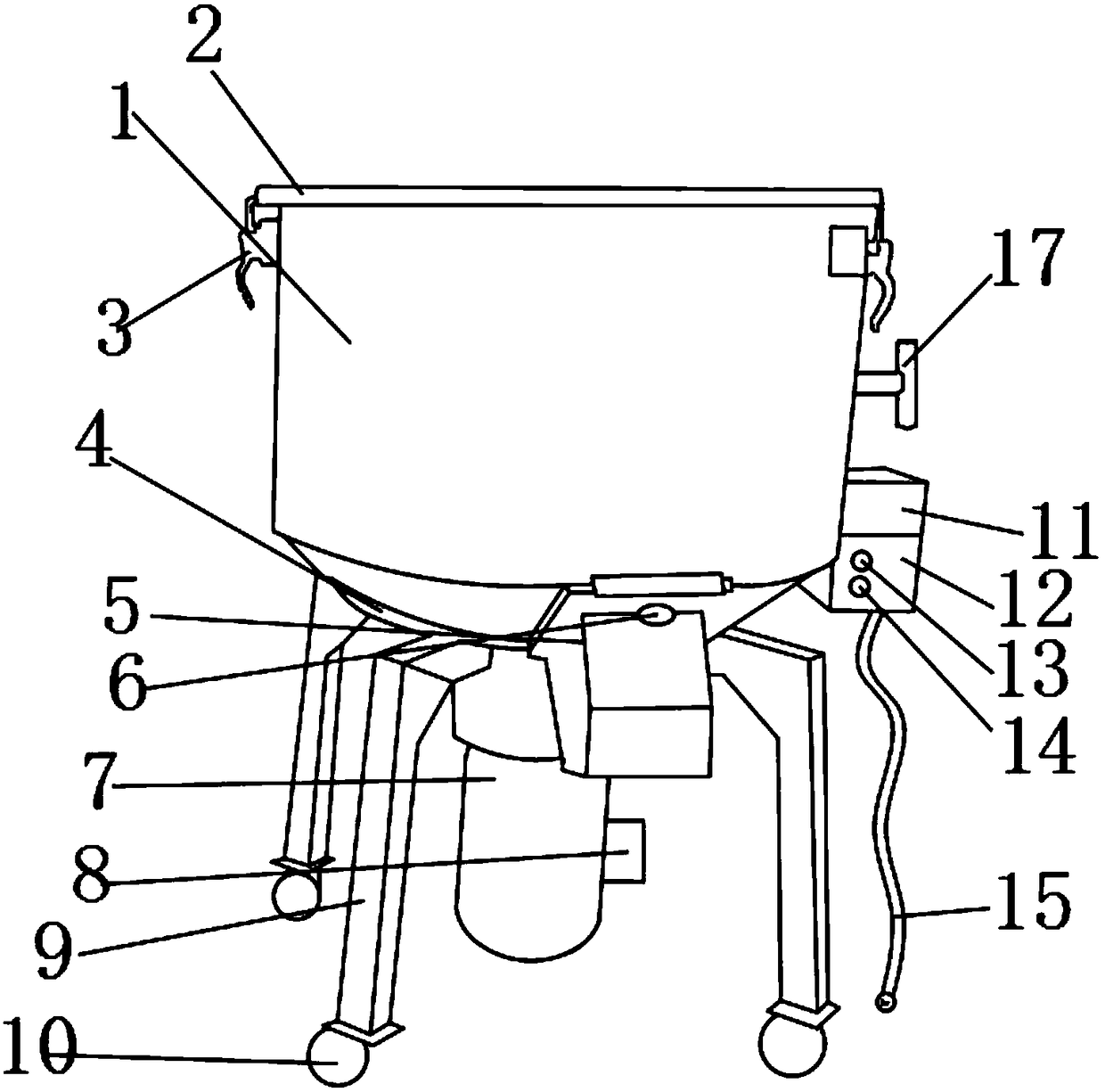 Lab small vertical stirring device for chemical product