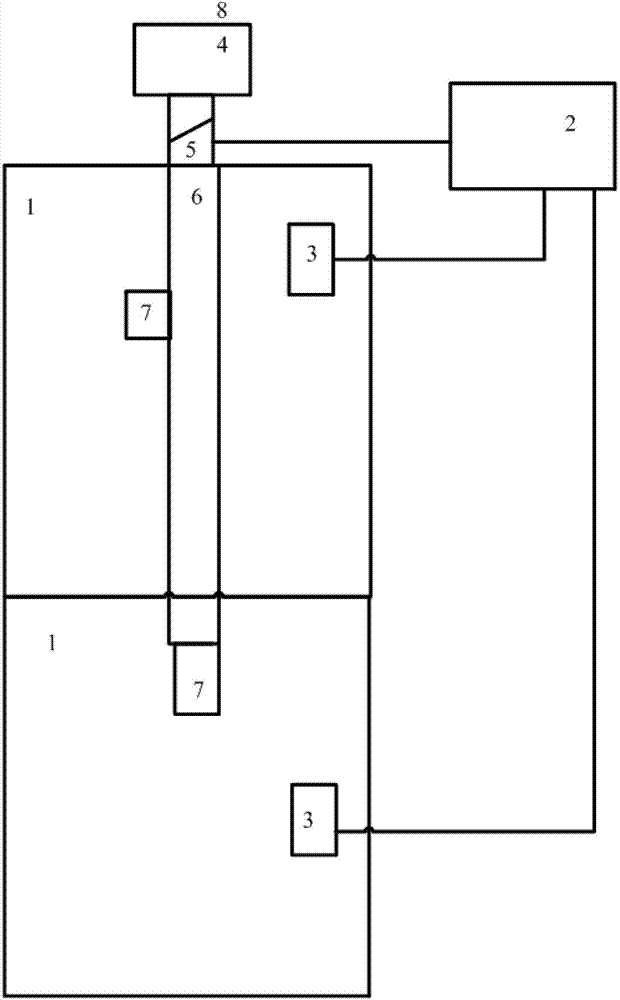 Automatic electric switch cabinet fire extinguishing system and fire recognition method