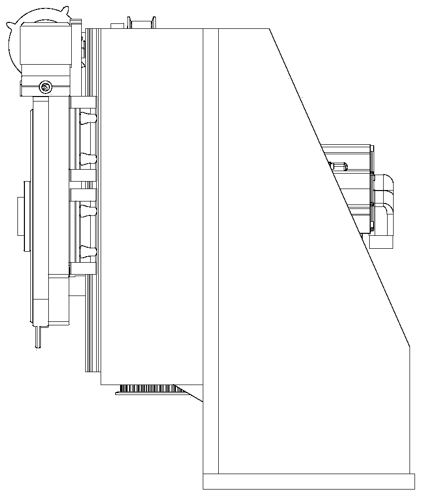 On-line implantation device of cigarette filter tip water firmware