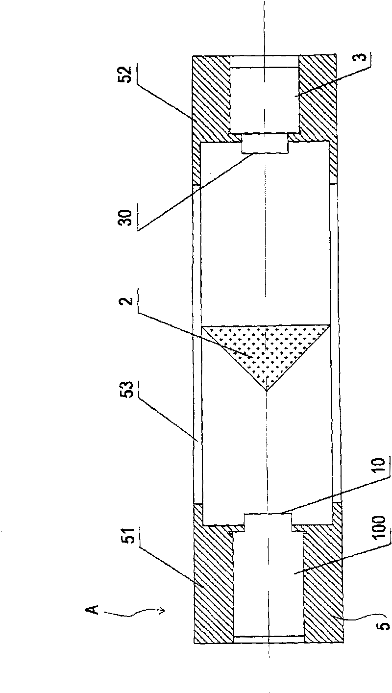 Optical measuring method for hole cubage