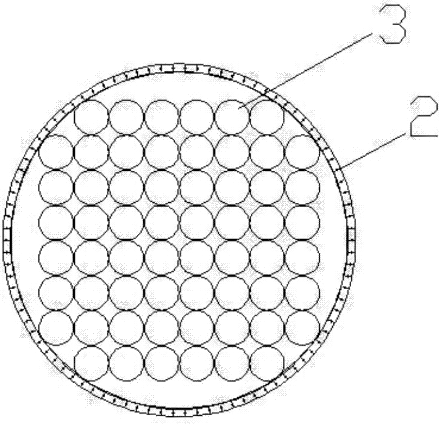 Novel SCR (Selective Catalytic Reduction) denitration reactor