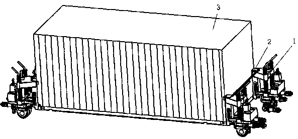 Self-propelled container carrying system