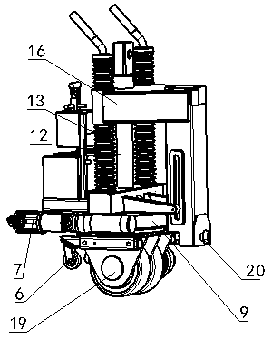 Self-propelled container carrying system