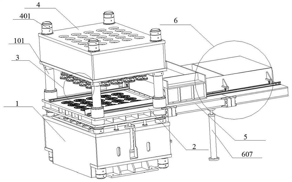 Sludge squeezer with distributed squeezing units