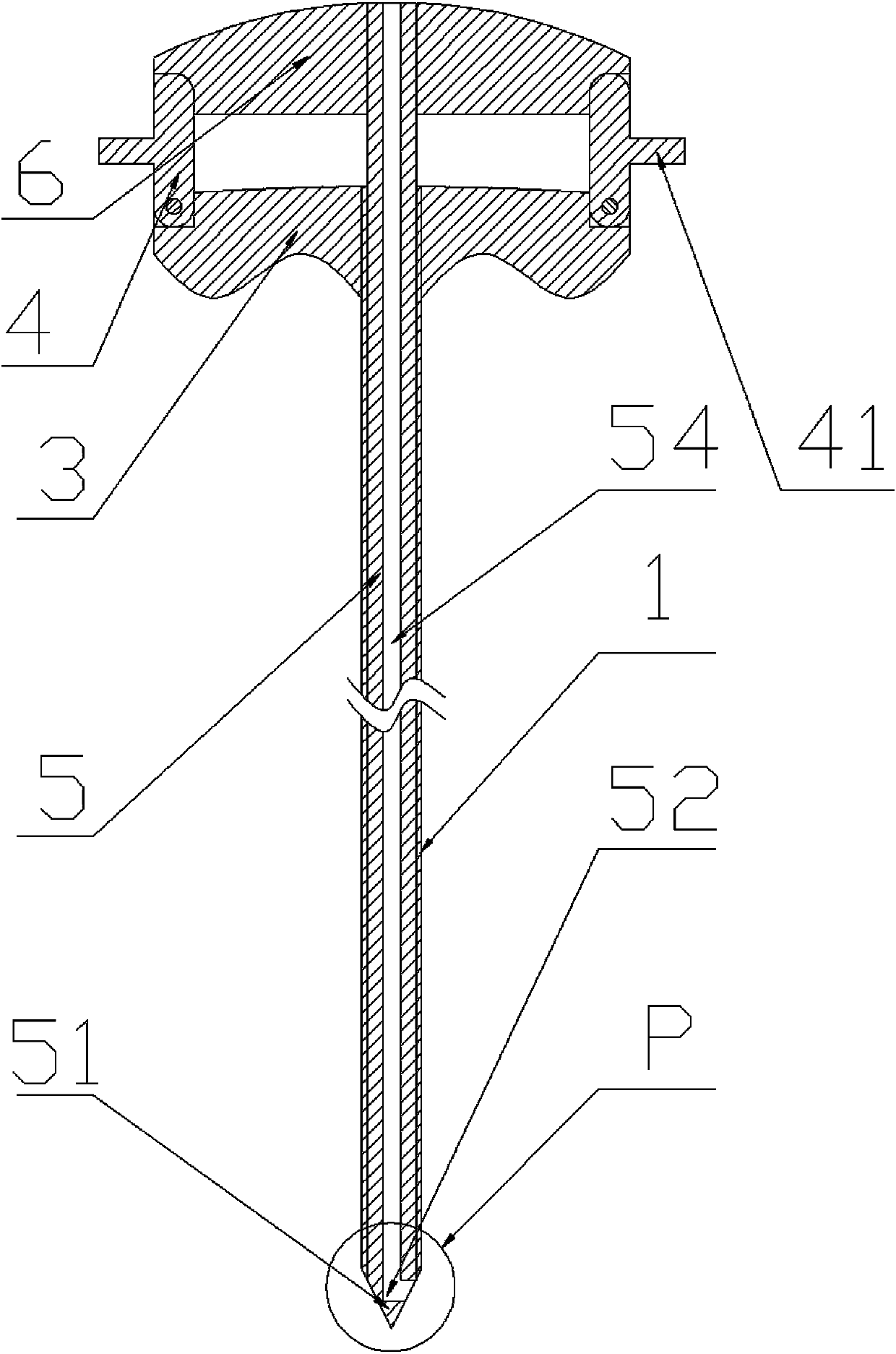 Bone tissue needle biopsy needle combination