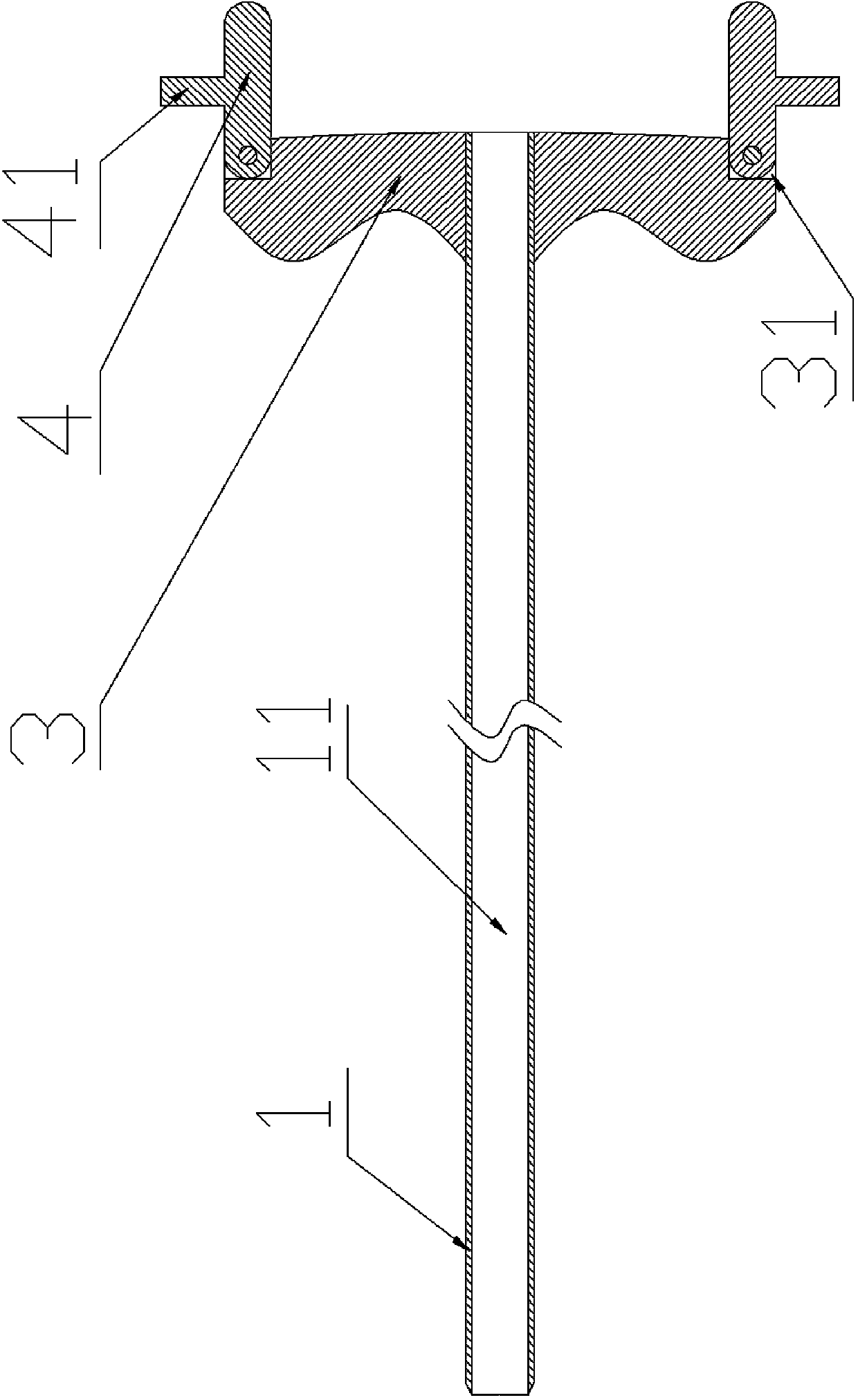 Bone tissue needle biopsy needle combination