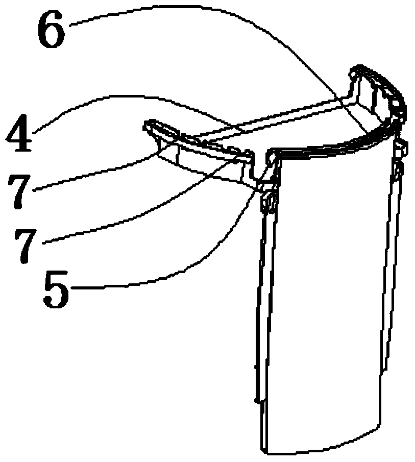 Condensate water collecting device for air conditioner and air conditioner