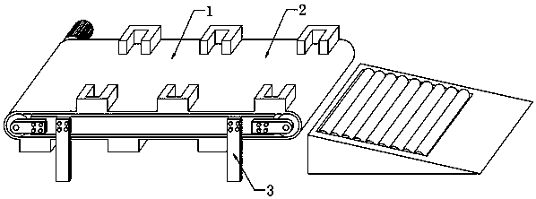 Transporting device for front axle shell machining and transporting method