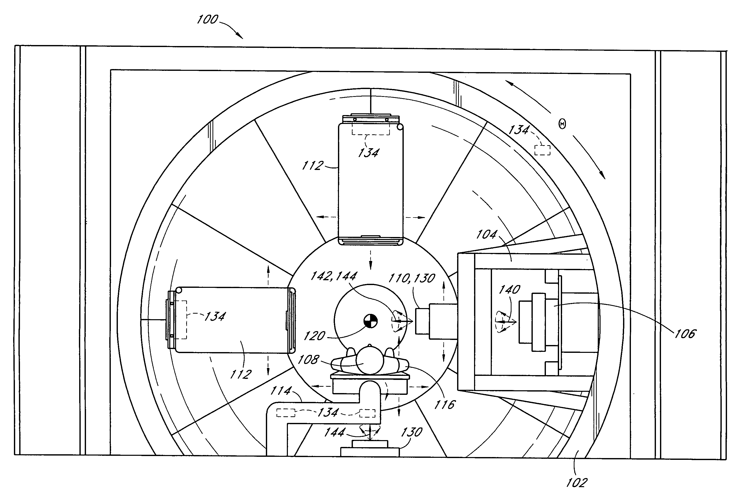 Path planning and collision avoidance for movement of instruments in a radiation therapy environment