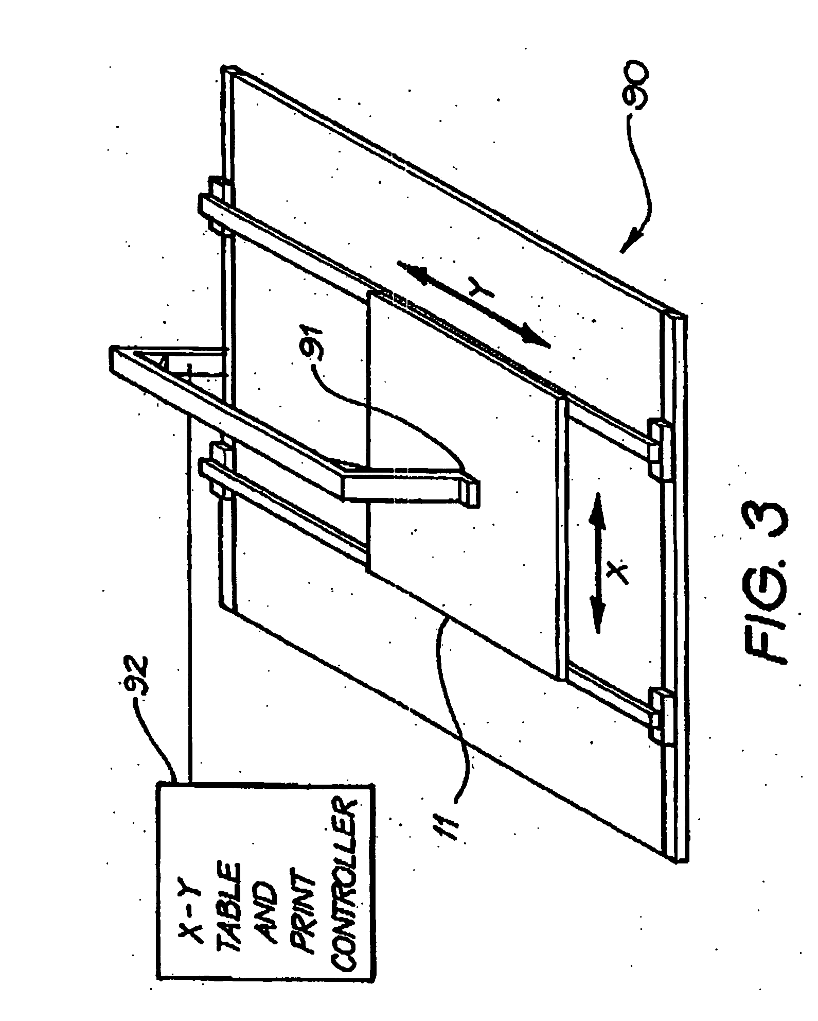 Method of forming openings in an organic resin material