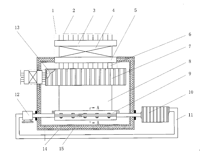 Phase-change energy accumulation and temperature control device of sealing equipment