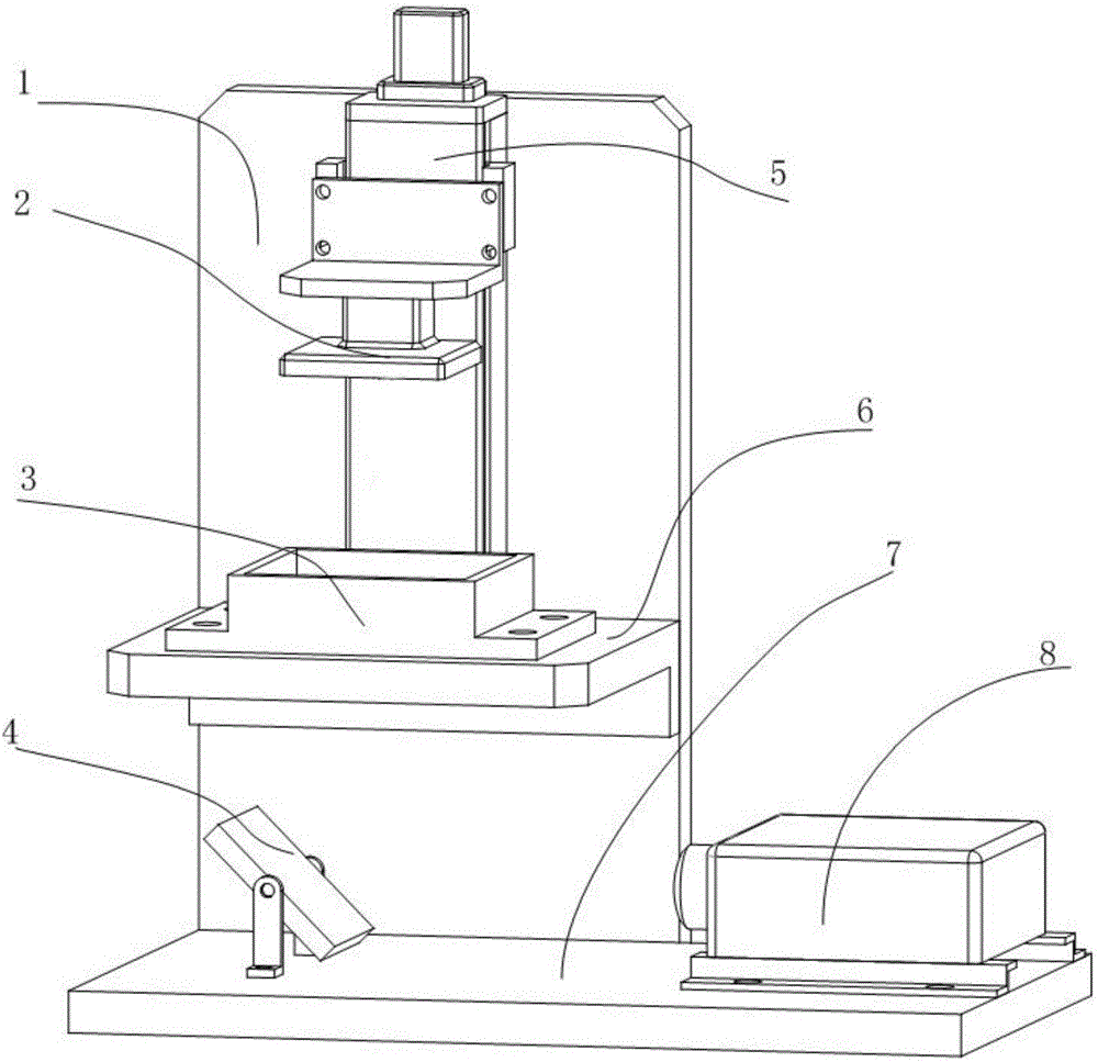 Continuous instantaneous exposure photocuring printer provided with anti-sticking resistance-reducing nano-structured tank bottom