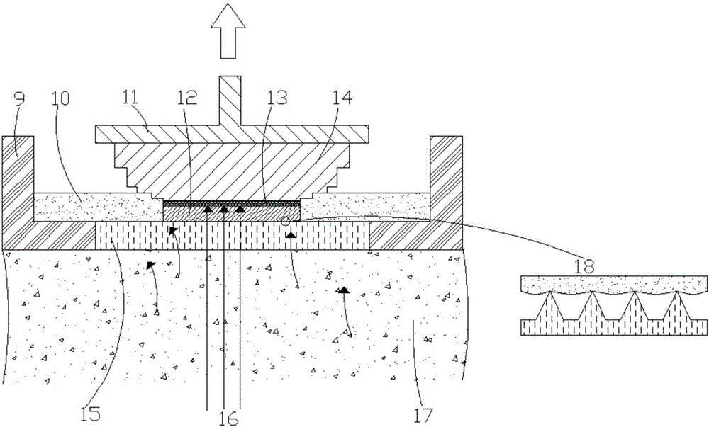 Continuous instantaneous exposure photocuring printer provided with anti-sticking resistance-reducing nano-structured tank bottom