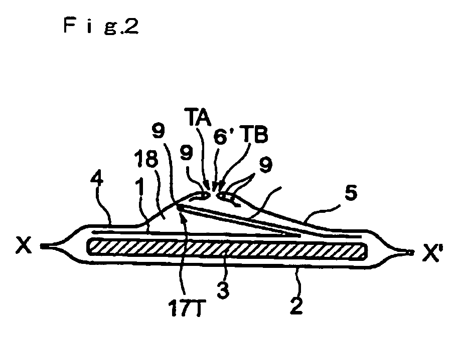 Absorbing pad for male