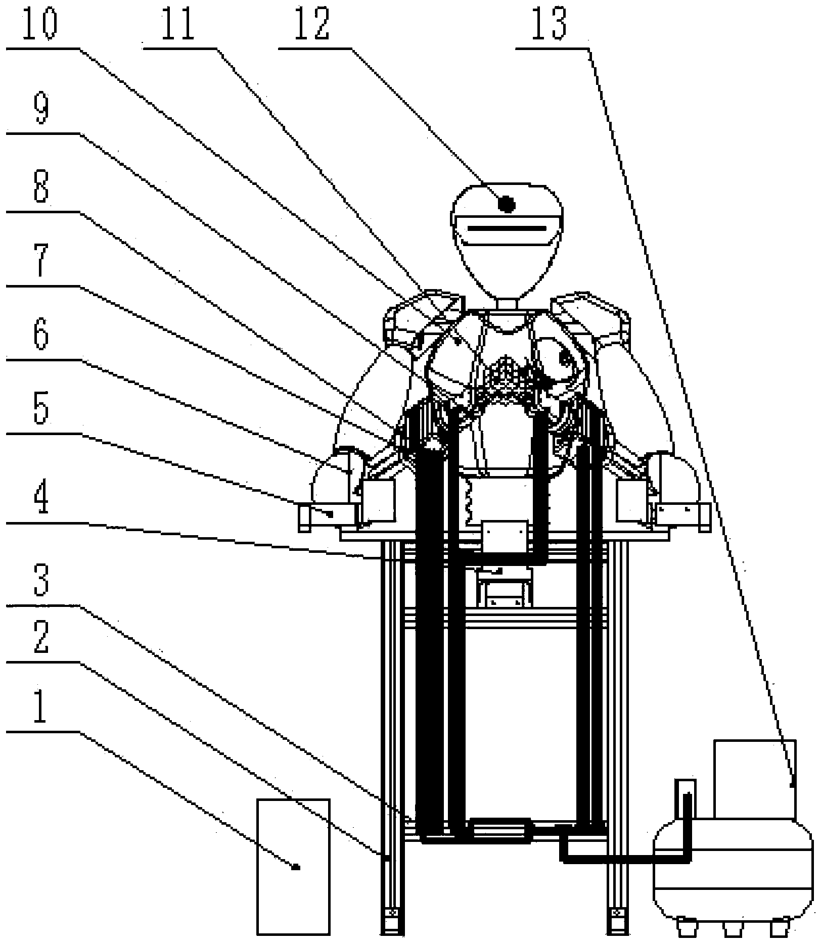 Intelligent magic cube solving robot capable of autonomously grabbing magic cube, as well as magic cube solving method of intelligent magic cube solving robot