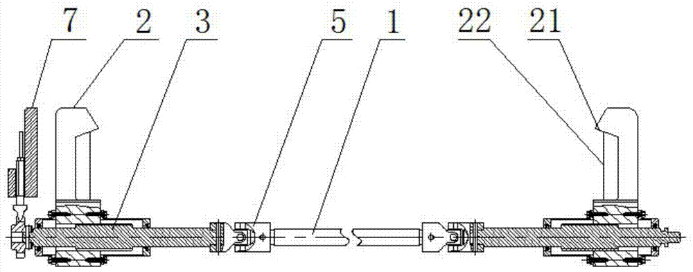 A labor-saving linkage positioning and locking structure