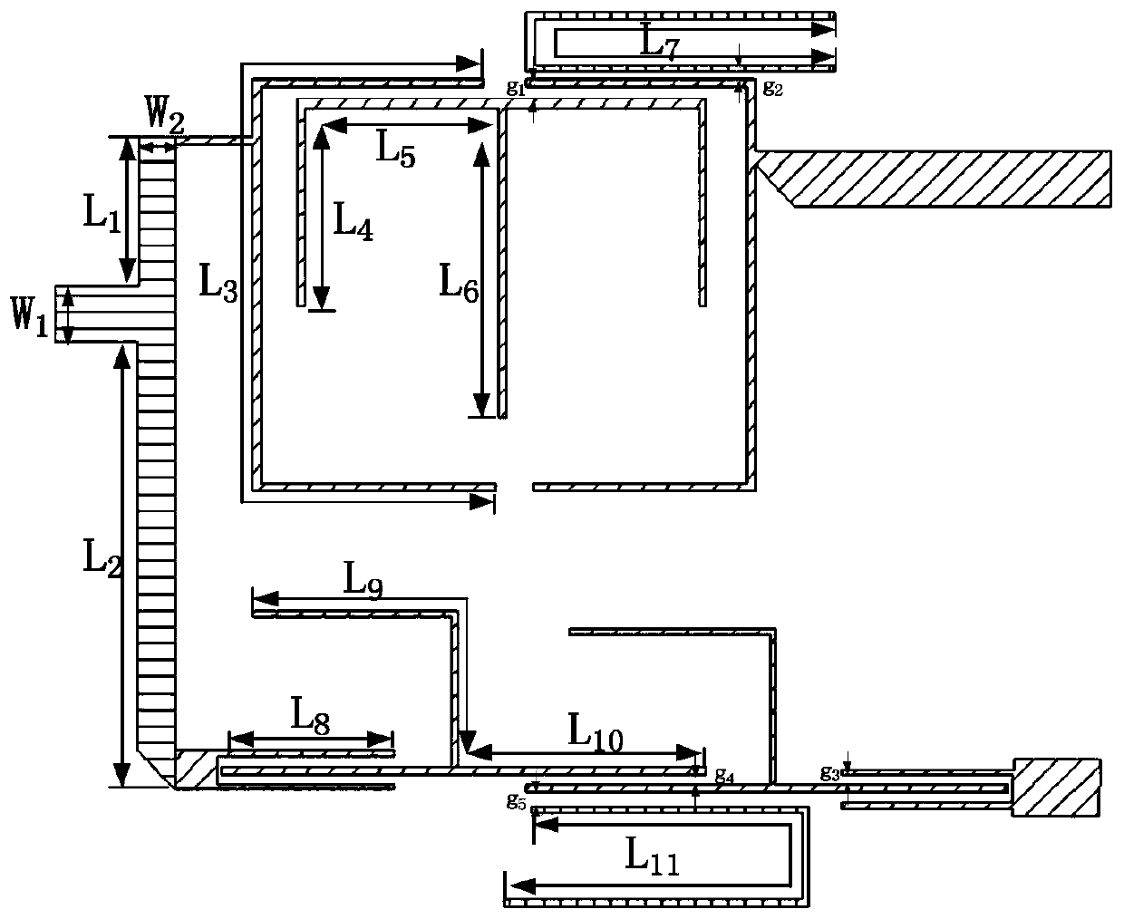 A Planar Duplexer with Steep Sidebands Based on Bandpass Bandstop Mixed Structure