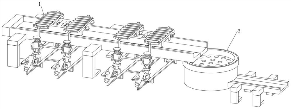 Process for manufacturing bamboo shaving board with flat surface and oriented structure and paving machine