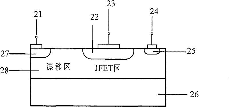 Controllable self-clamping SensorFET composite lateral power device