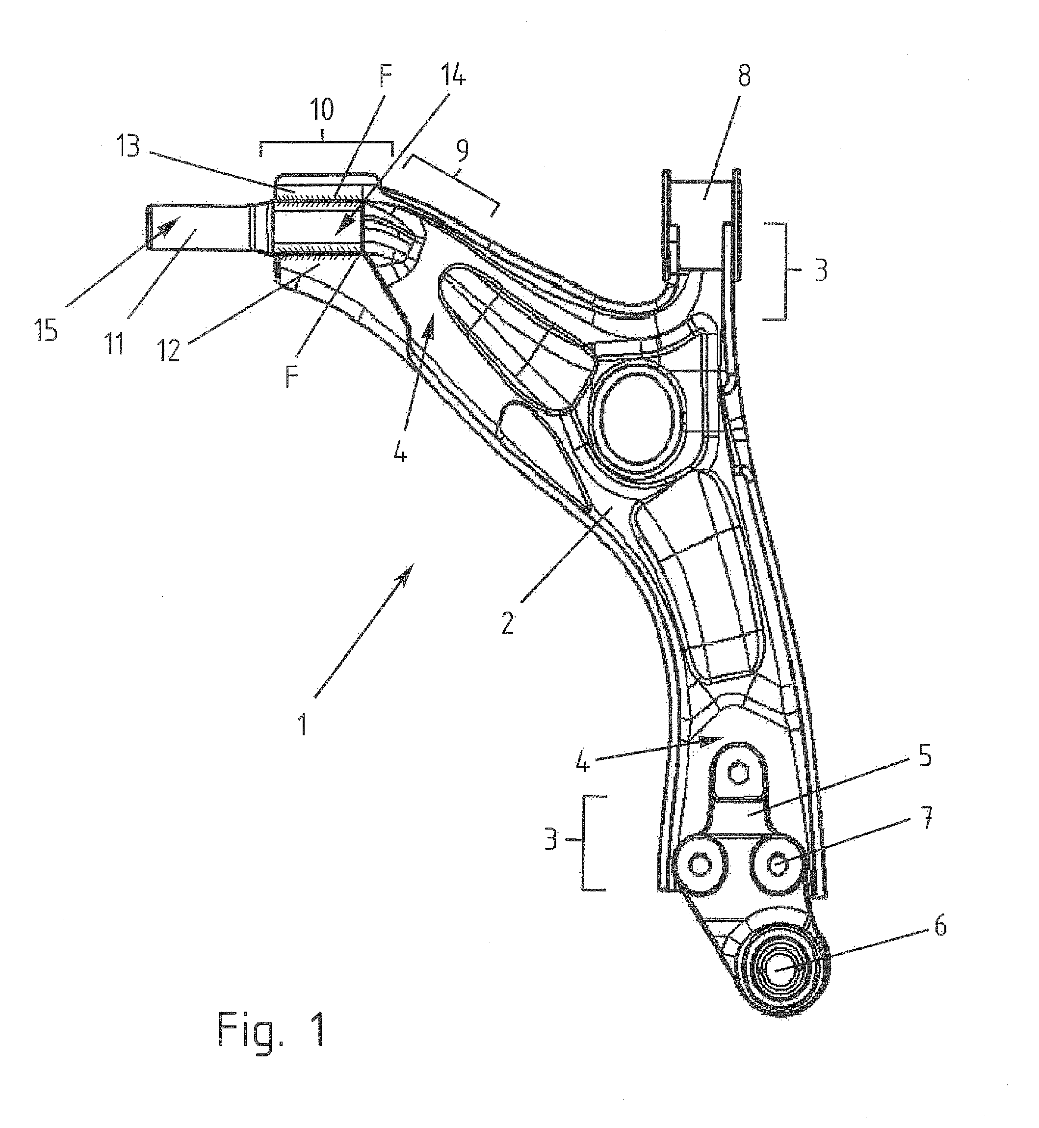 Transverse control arm