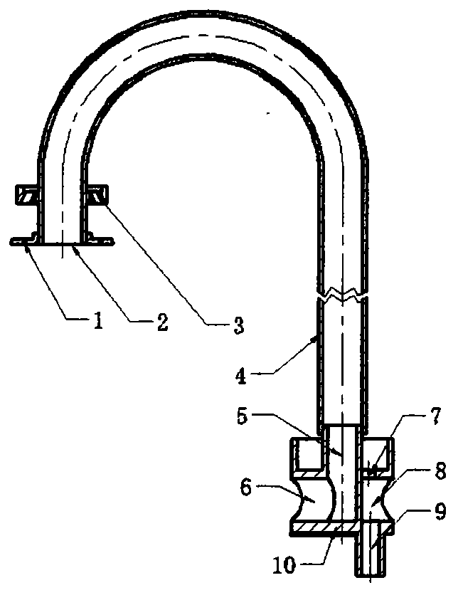 Water distributer for water faucets