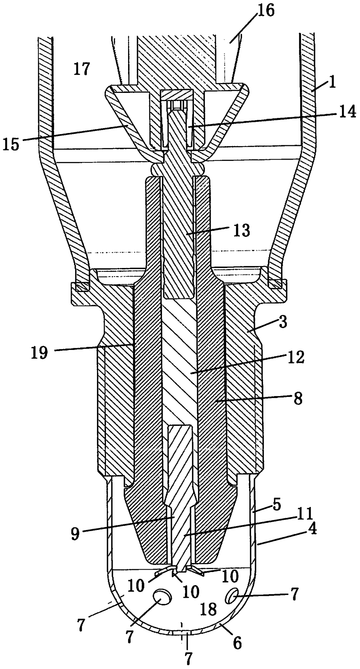 Ignition device for igniting fuel-air mixture in internal combustion engines by corona discharge