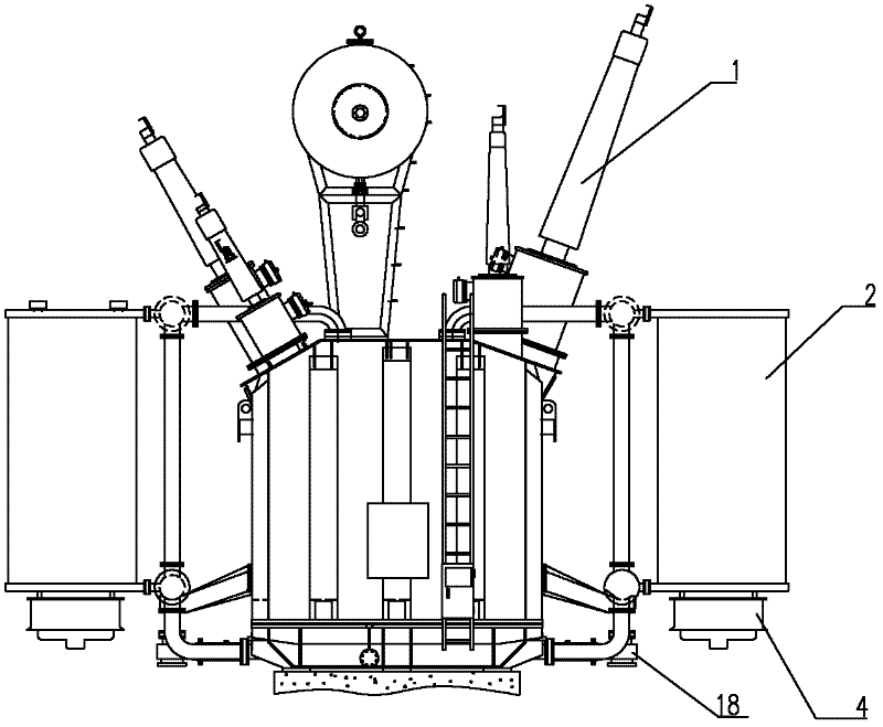 Double-capacity power transformer